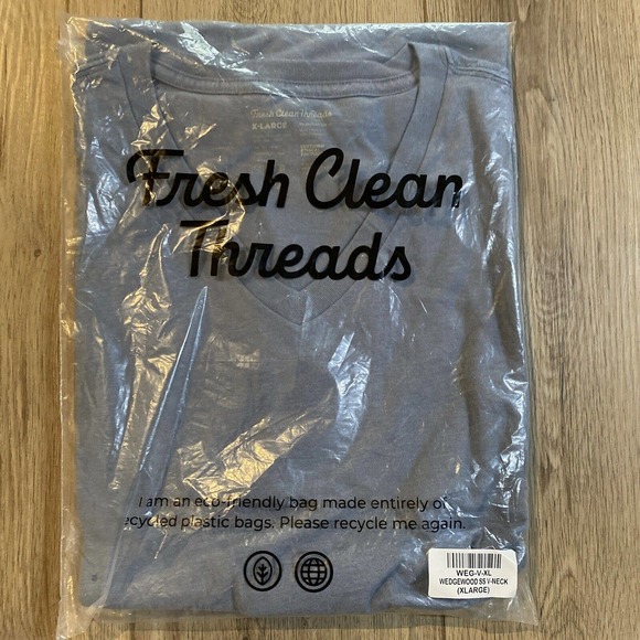 Fresh Clean Threads Men's V-Neck T-Shirt - Picture 1 of 6